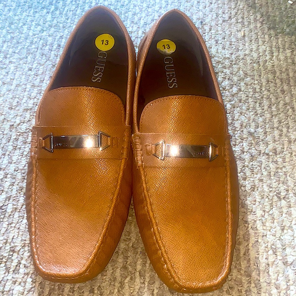 GUESS LOAFERS BROWN SIZE 13 NEW NO BOX//